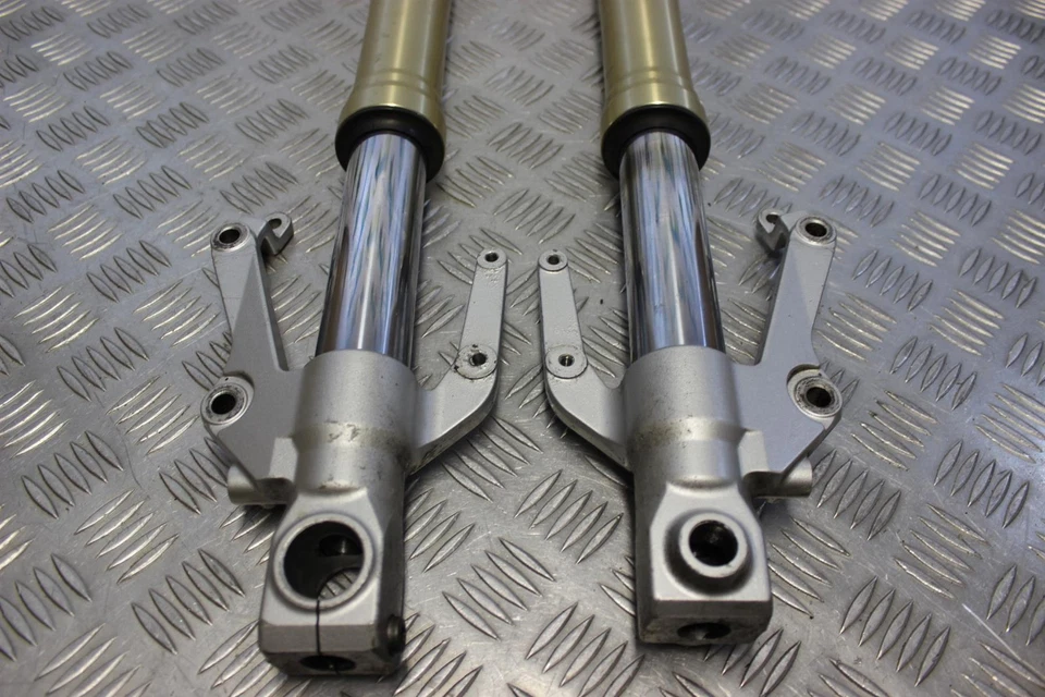 Yamaha YZF R1 5JJ Forks Fork Legs Straight 2000 2001 YZF-R1 B087 - Image 2 of 4