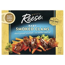 Baby Smoked Clams, 3.7 oz (105 g)