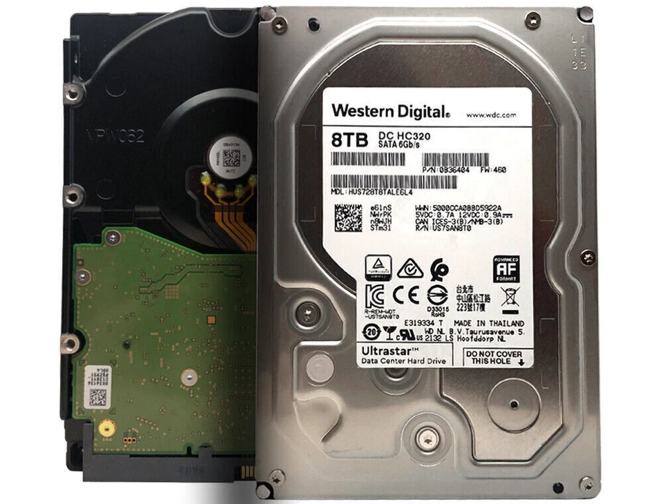 Western Digital Ultrastar DC HC320 HUS728T8TALE6L4 8TB 256MB Cache Hard Drive - Bild 2 von 4