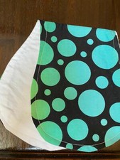 Handmade Burp Cloth Circles all Over Set of 2