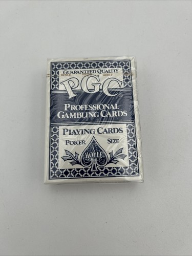 Vintage Casino Playing Poker Blue Playing Cards PGC Hoyle - New Sealed - Picture 3 of 7
