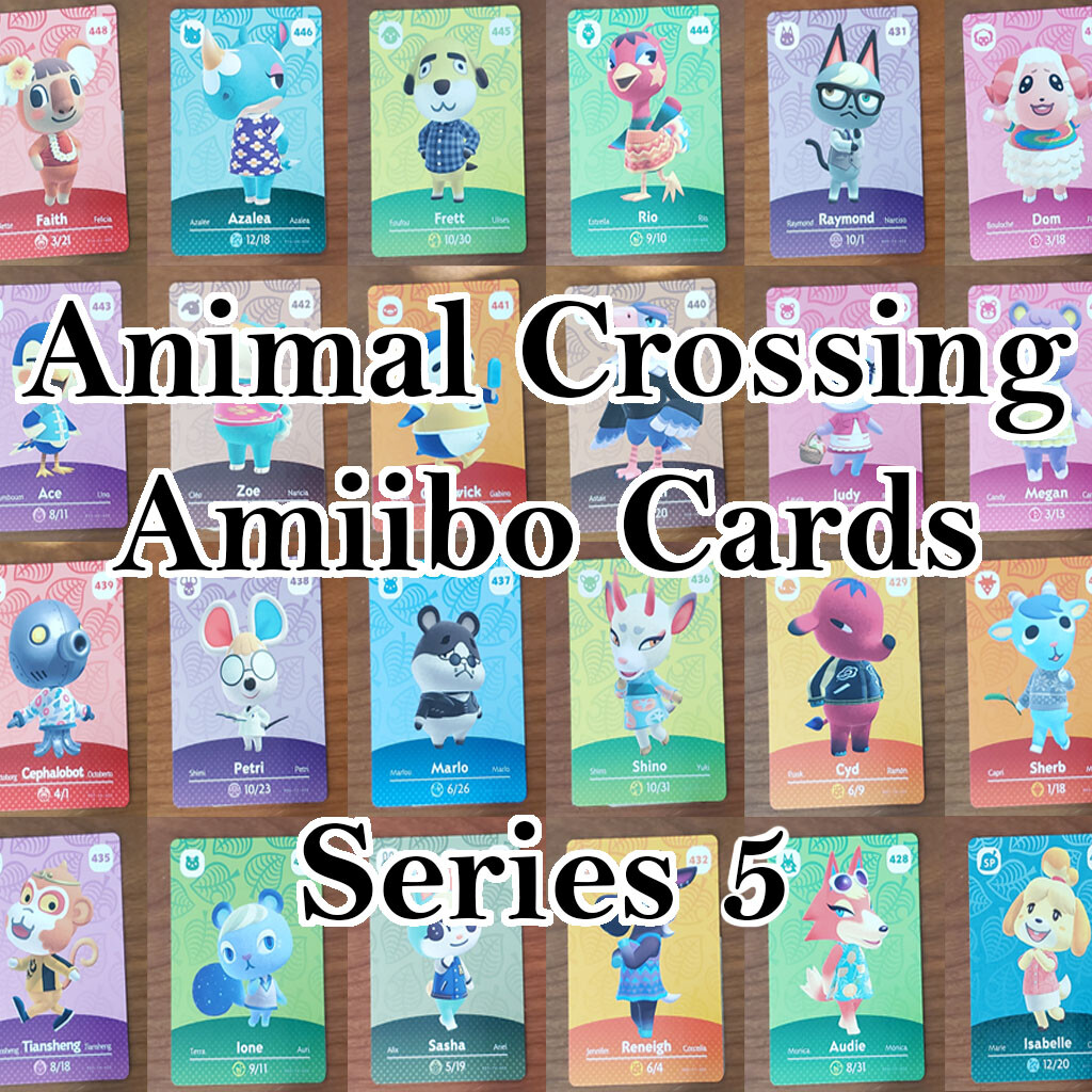 Animal Crossing Amiibo Cards Series 5 #401-448 Mint & Un-scanned (Choose  cards) | eBay