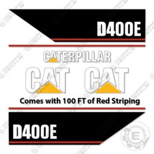 Fits Caterpillar D400E Articulated Dump Truck Decal Kit