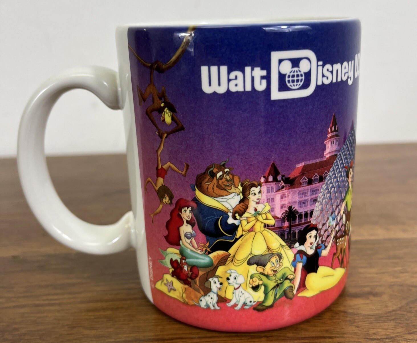 Disney World Epcot Mickey Mouse Souvenir Coffee Mug Personalized with Name Frank