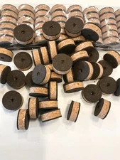Cork Rings 12 Recoil Burl   , 1 1/4" x 1/2" x 1/4" Hole