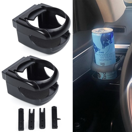 2X Universal Car Air Vent Cup Holder Can Drink Water Bottle Beverage Stand Mount