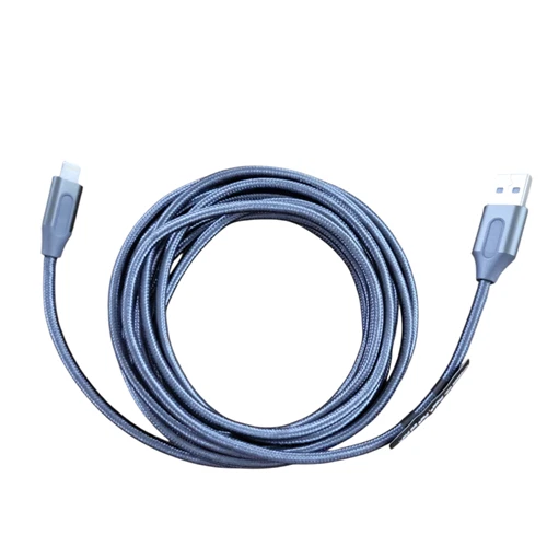 Cable de datos de carga trenzado original Verizon de 10 pies OEM para iPhone 6, 7, 8, 5s, SE Foto 2 de 4