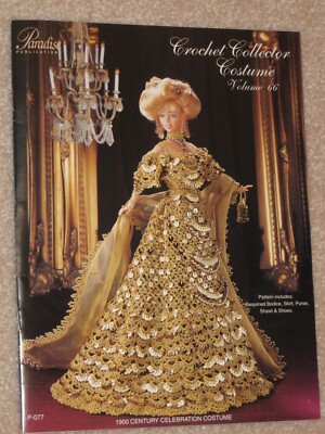 Paradise Crochet Pattern 66 11 1/2” Doll 1900 Beaded Sequined  Celebration