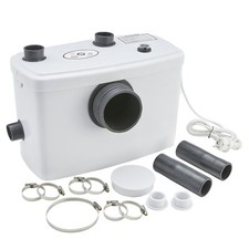 AREBOS Trituratore WC Maceratore Pompa Sanitario per Acque Reflue 600W