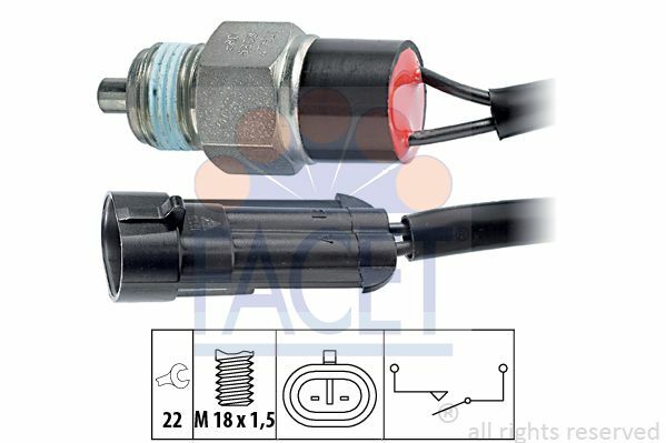 Facet Schalter, RüCkfahrleuchte FüR Fiat Stilo Multi-image