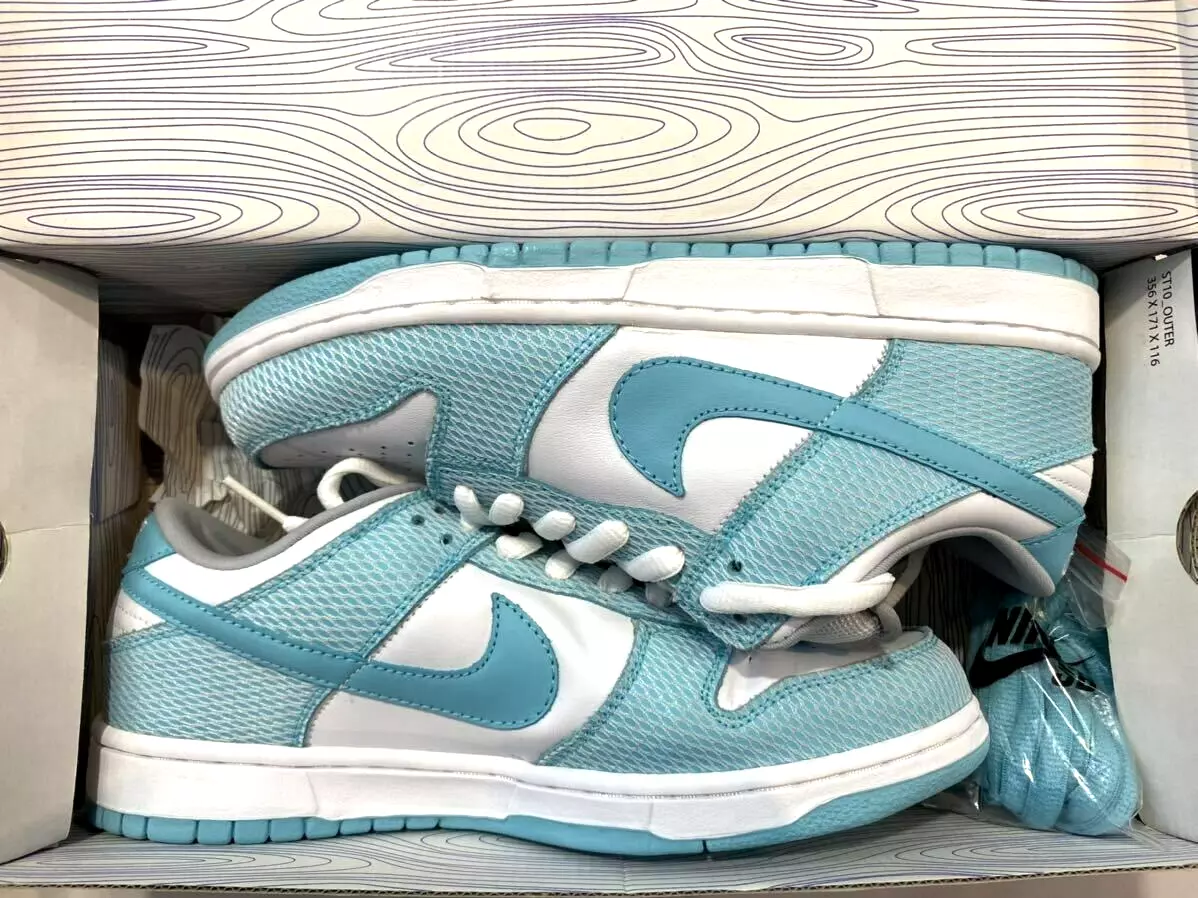 Nike SB Dunk Low Pro High Hair Aqua Net Blue 313170-142 US 9 27cm