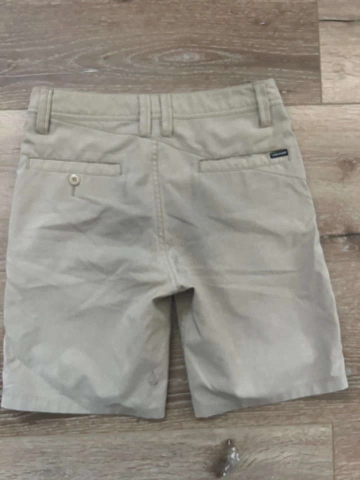 Pantalones Cortos Volcom Surf & Turf Caqui Niños Talla 27 4 Vías Elastizados Híbridos Informales Foto 4 de 4