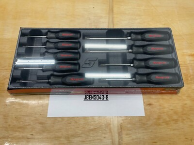 #ad Snap on Tools NEW 9pc TITANIUM Soft Grip T8 T45 TORX Screwdriver Set SGDTX90BDT $299.95