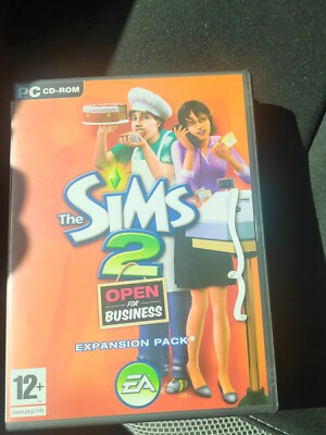Complete The Sims 2: Open For Business EA Games Business Simulation PC 2006