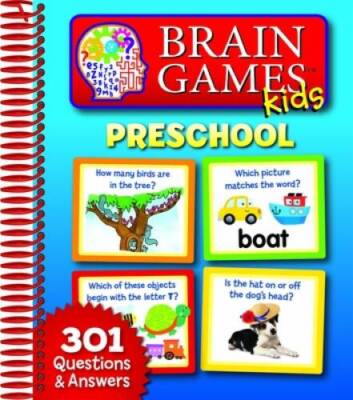 Brain Games Kids: Preschool - Spiral-bound - VERY GOOD