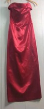 Gunne Sax Red Gown Dress Vintage Y2K Prom Formal Jessica McClintock Size 9 Boned