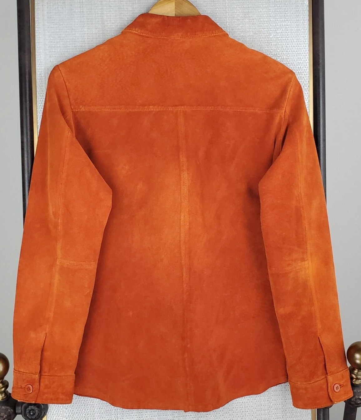 PENDLETON Womens Size Medium 100% Leather Burnt O… - image 5