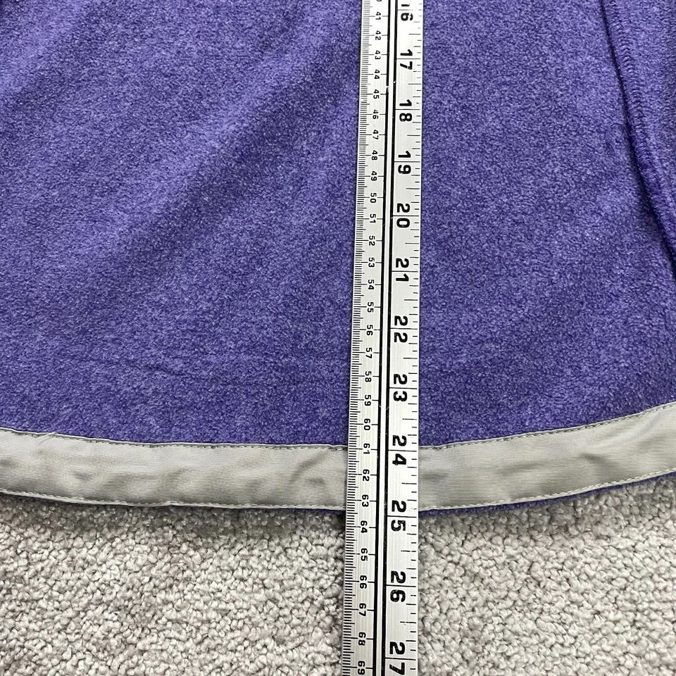 Sudadera con capucha Free Country Active para mujer talla pequeña morado gris con cremallera completa Foto 3 de 4