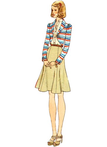 SIMPLICITY 3018 MISSES 1970's PANTS SKIRT JACKET Sewing Pattern 6-14 & 16-24 - Picture 4 of 7