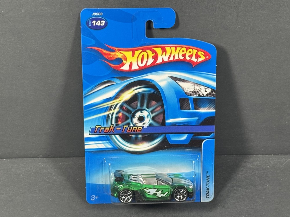 HOT WHEELS 2006 Trak-Tune Green Main Line #143