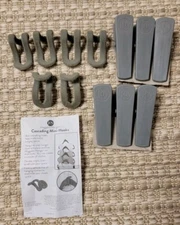 Joy Mangano Huggable Hangers Mini Cascading Hooks And Pant Clips