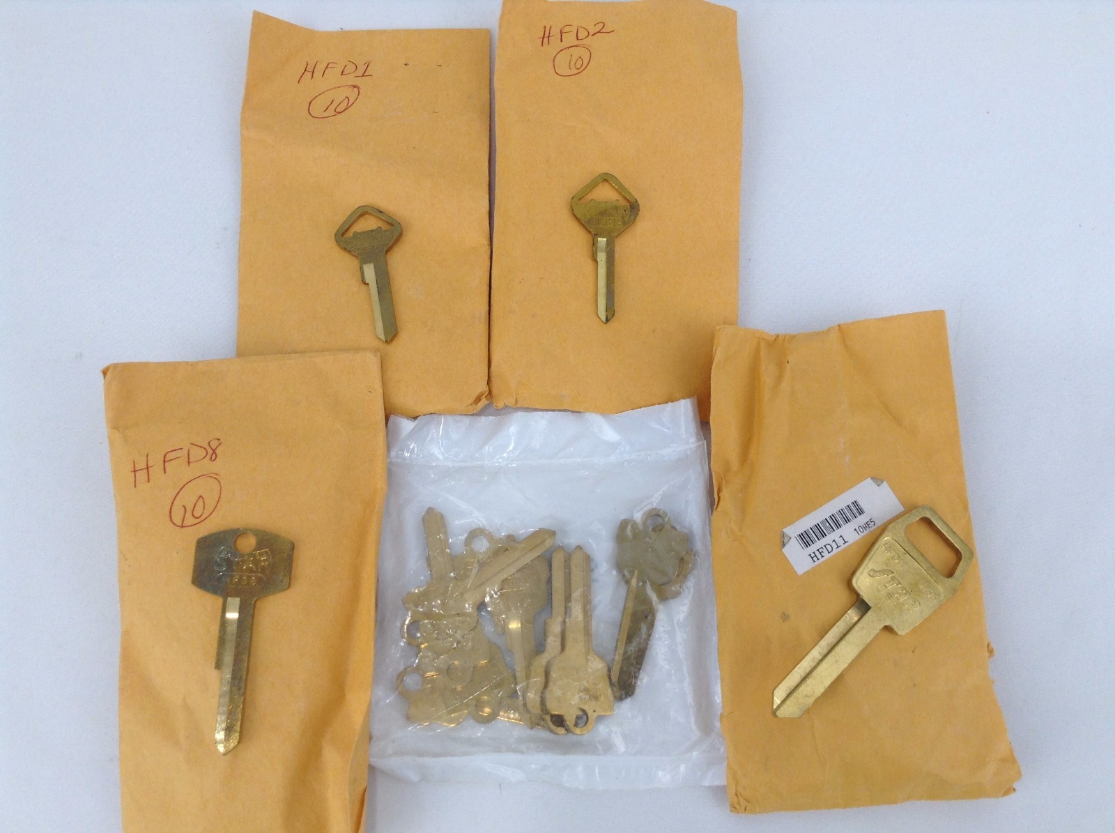 Lot of 5 Sets of Star HFD Key Blanks - Total 50 Keys | eBay