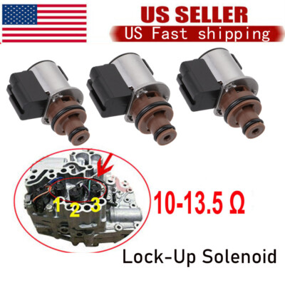 3xTorque Converter Lock-Up Solenoid Fits for Subaru Lineartronic CVT TR580 TR690
