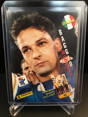 イタリア代表 (A) WC 98 デルピエロ　バッジオ ミラン フランス 1998 Panini France 98 Roberto Baggio #45 Italy World Cup | eBay