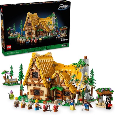 LEGO 43242 Disney Princess: Snow White and the Seven Dwarfs' Cottage Block toy