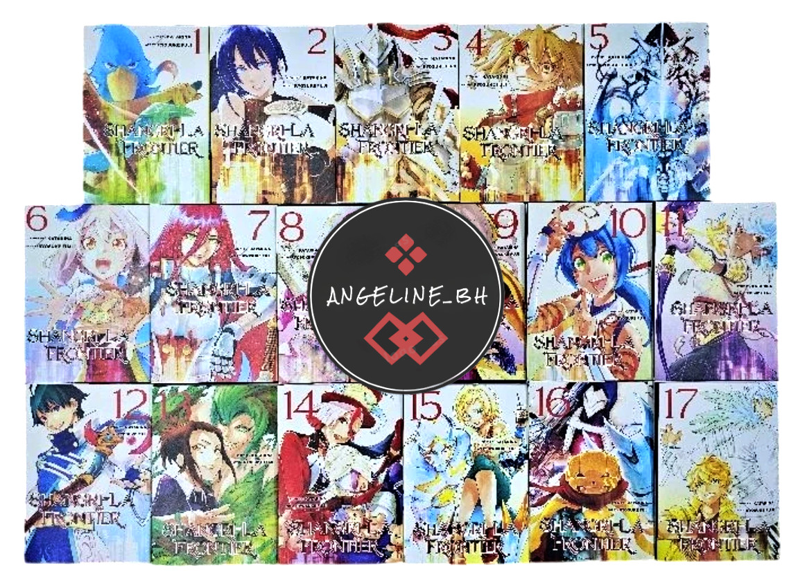 Shangri-La Frontier Manga Vol 1-17 Inglés Juego Completo por Katarina DHL ¡ACELERADO!!
