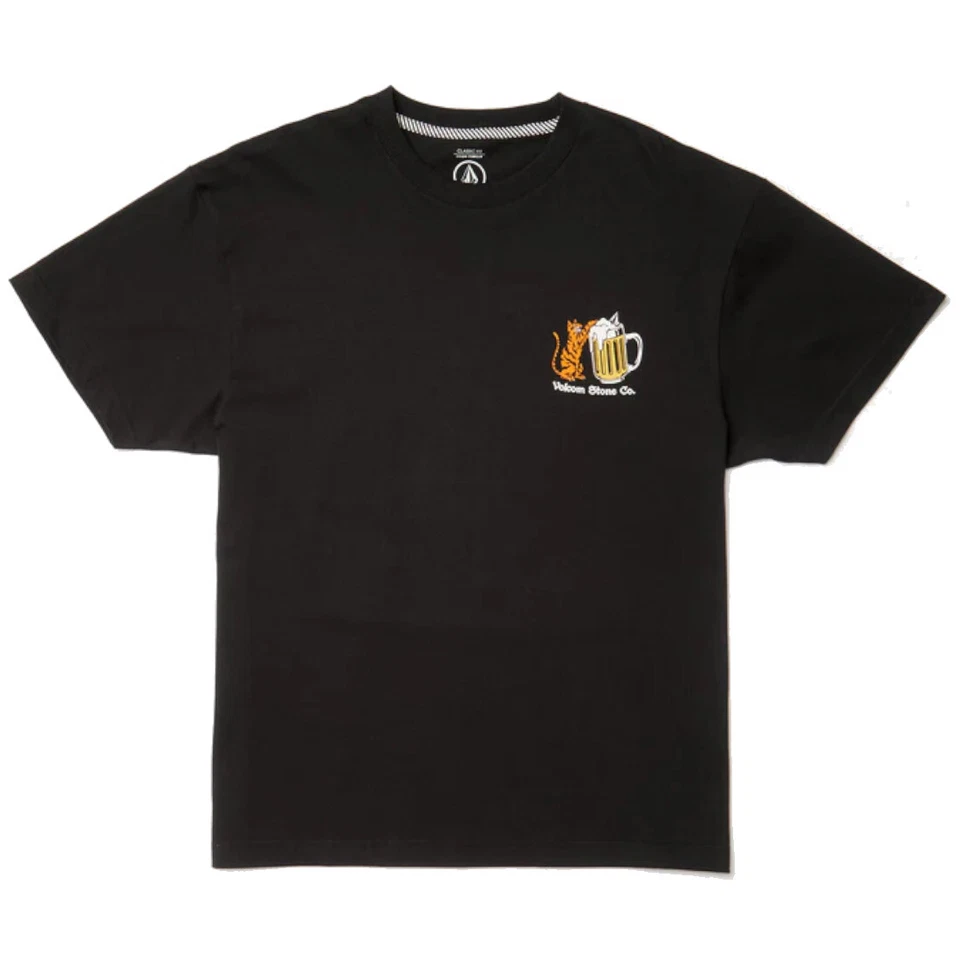 Volcom T-Shirt Curious Cat SST - black - Bild 3 von 4