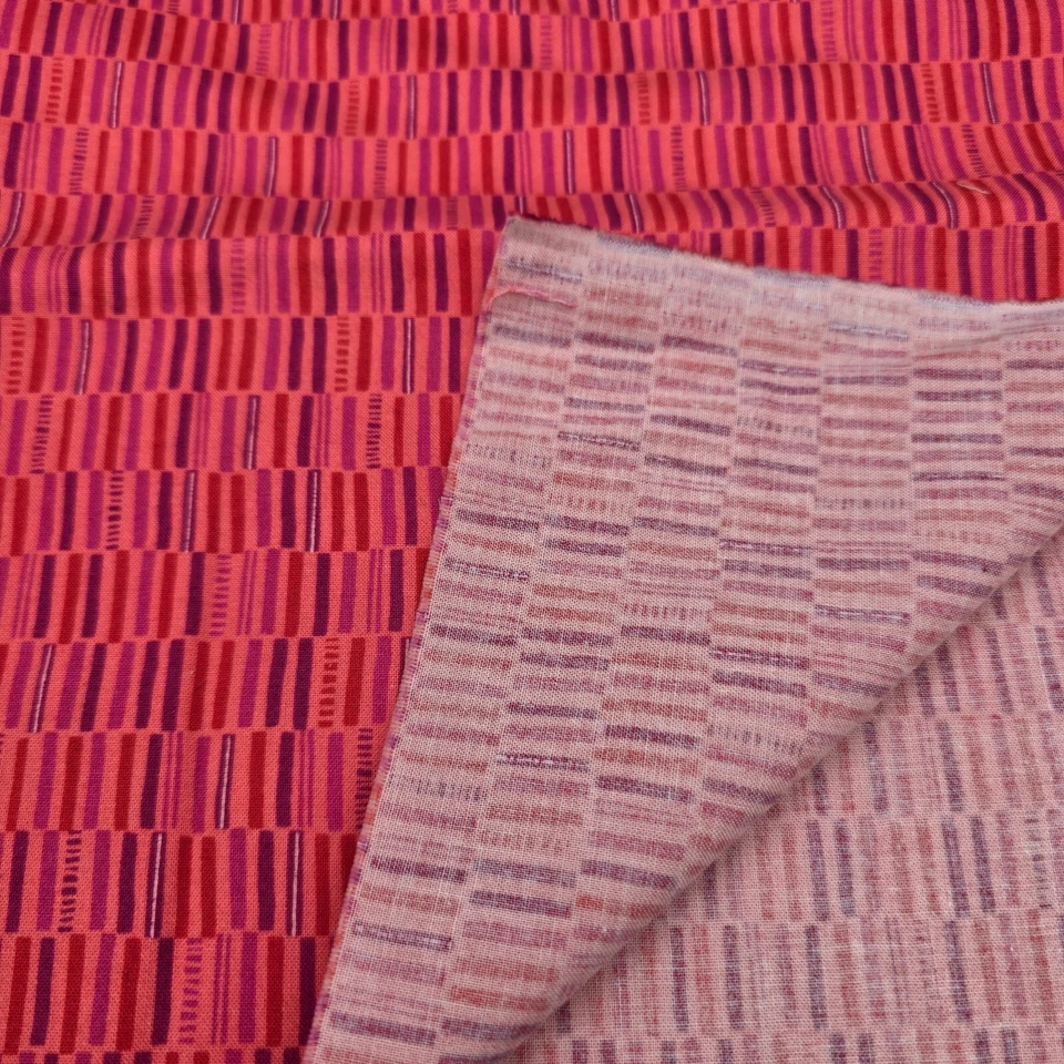 "Canyon" by Kate Spain for Moda Pink Striped Quilting Fabric 42" Wide 0.50 Yards - Image 2 of 4