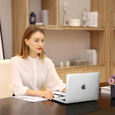 Inch Sleeve Soonjet Custodia Per Macbook Air M2 13,6 Pollici M2 A2681 2022 2023, Robusta E Durevole Cover MacBook Air 13 M2, Protezione In Plastica Rigida - Mezzanotte Trasparente Inch Case - Foto 12