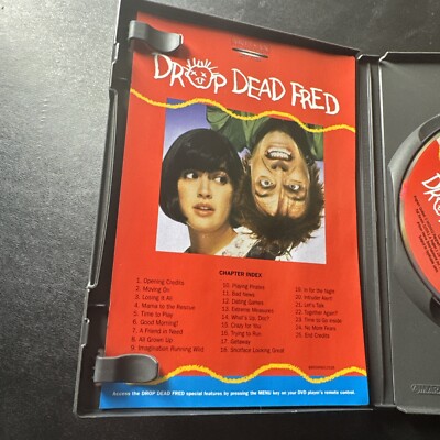 Drop Dead Fred 1991 DVD 2003 W/ Insert Phoebe Cates Rik Myall OOP