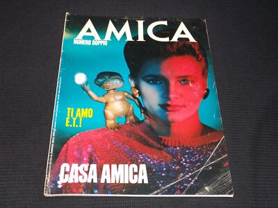 1983 JANUARY 25 AMICA MAGAZINE - TI AMO E.T. COVER ITALIAN TEXT ISSUE - H 22