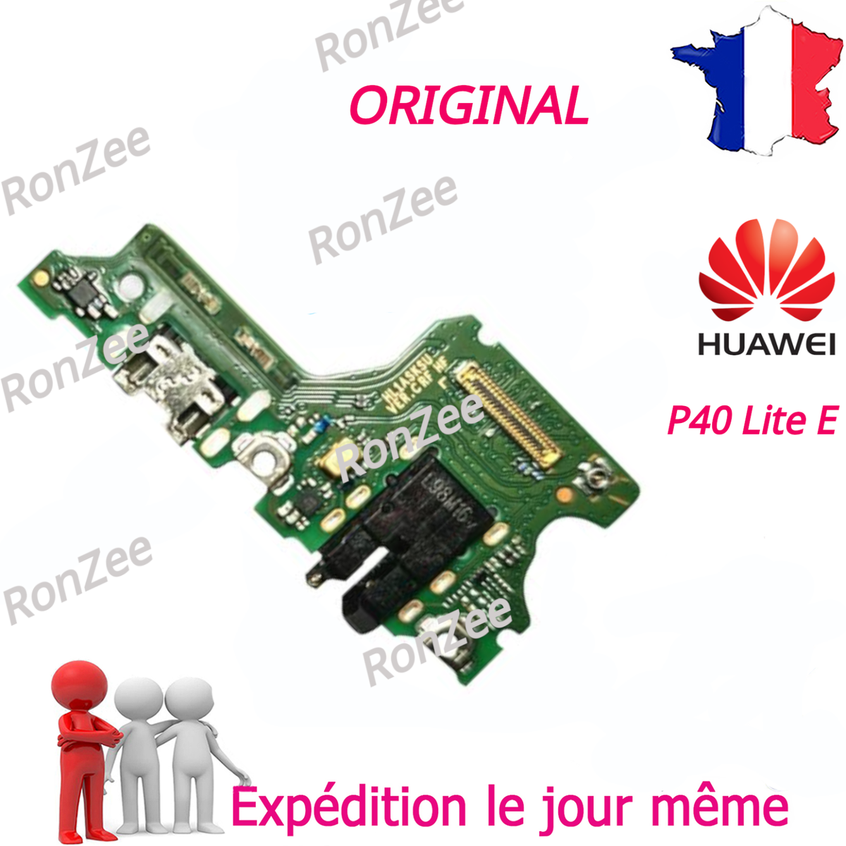 Connecteur De Charge Pour Huawei Y7P (2020) Et P40 Lite E - Port De Chargement, Neuf