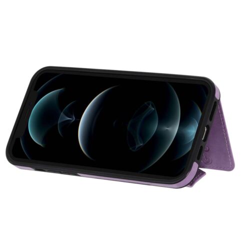 For iPhone 12 11 Pro Max XS SE 6s 7 8 Leather Wallet Card Holder Back Case Cover - Picture 33 of 48