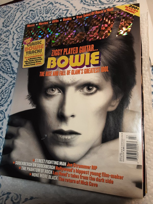 UNCUT UK Rock Magazine - MAR 2003 issue: DAVID BOWIE, JOE STRUMMER (RIP)