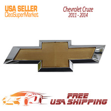 Gold Chevy Front Logo Emblem For Grill - 2011-2014 Chevrolet Cruze Bowtie Badge
