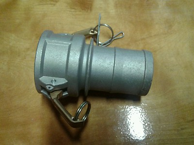 2.5'' CAMLOCK FITTING  250-C Aluminum Type B Coupler x Hose Barb C250 Cam Lock