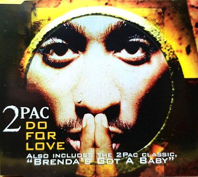 2 Pac - Do For Love/Brenda's Got A Baby 2 Track Single CD DISC IN EXCELLENT COND