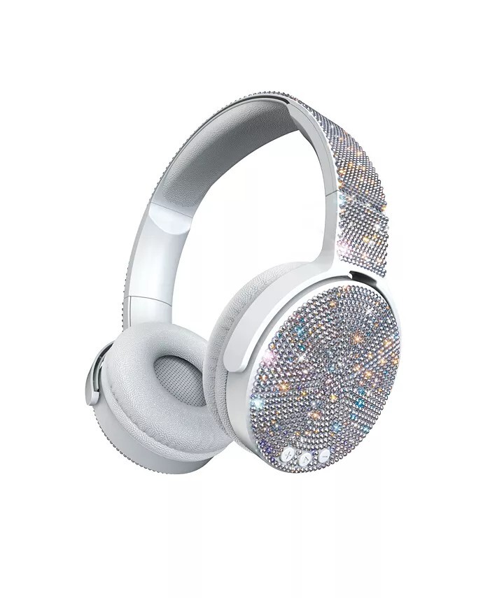 smjky3050様 wireless headphone silver Art & Sound Silver Rhinestones Headphones Wireless | eBay