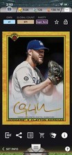 Bunt digital Bowman 20 Clayton Kershaw 1990 Bowman base Gold Signature