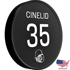 Metal Lens Cap for 95mm O.D. Matte Box Step Up Front Ring Custom Laser Engraved