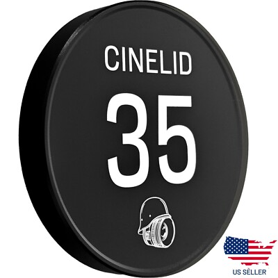 Metal Lens Cap for 95mm O.D. Matte Box Step Up Front Ring Custom Laser Engraved