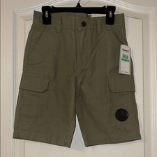 40 Boys Timberland 8 Olive Cargo Shorts