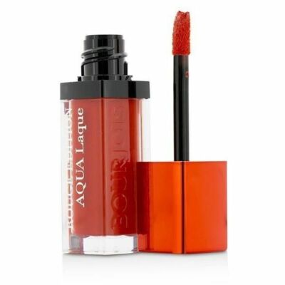 CS BOURJOIS PARIS/ROUGE EDITION AQUA LAQUE LIP GLOSS 06 FEELING REDDY 0.2 OZ