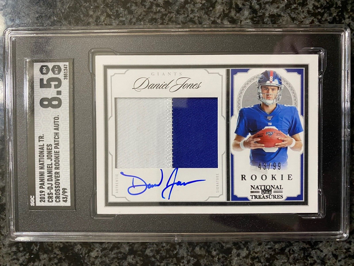 2019 National Treasures Crossover /99 Daniel Jones RPA Rookie