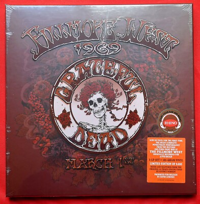GRATEFUL DEAD - Fillmore West 1969: March 1st - BOX SET - LTD. 3 LP - SEALED !!!