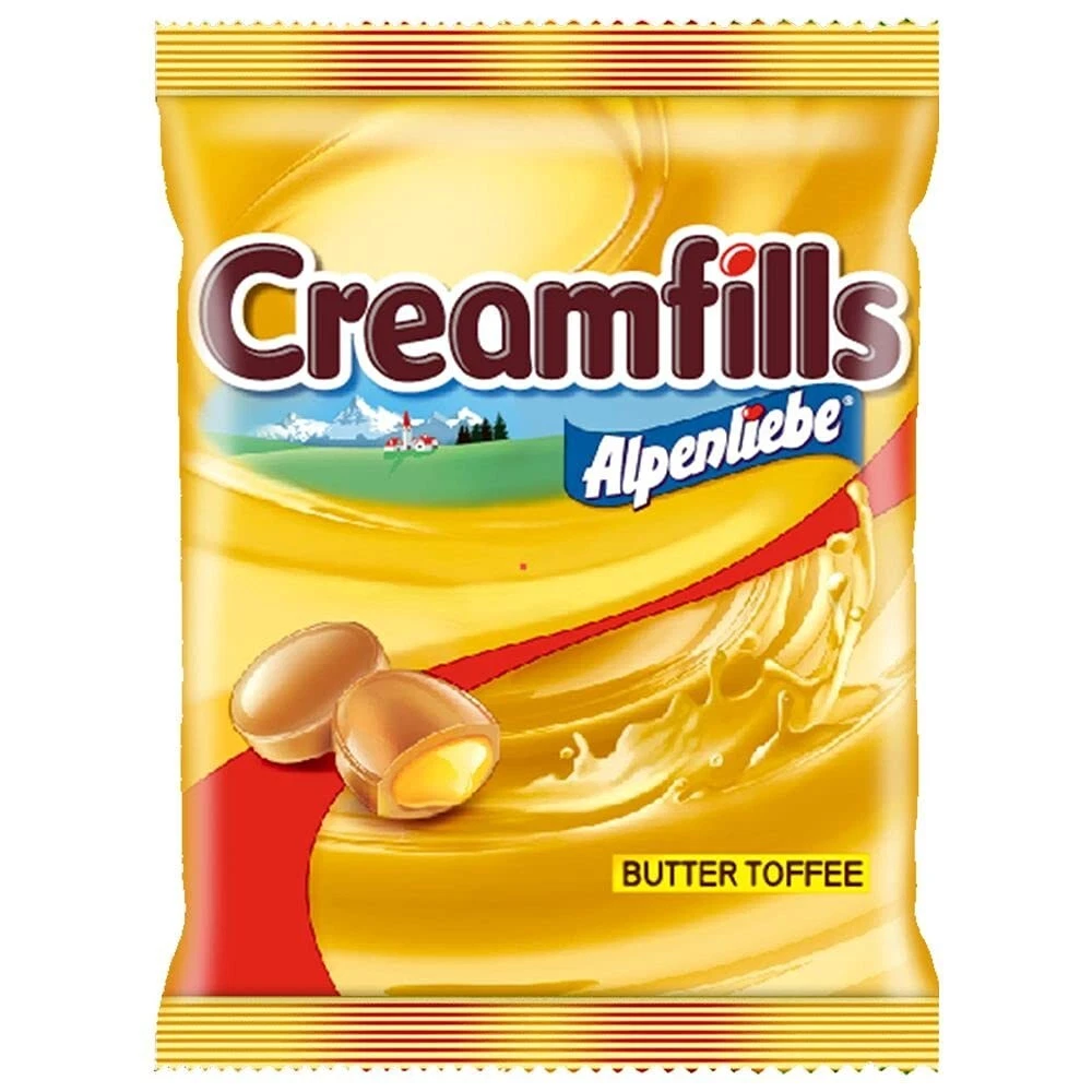 Alpenliebe Creamfills Butter Toffees Sweets Chocolate 46 Toffee